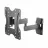 Настенное крепление GEMBIRD Wall Mount  Gembird "WM-42ST-01" Black 23"-42", max.20kg, VESA mm: up 200 x 200, Wall distance: 56 ~ 300mm, +3° ~ -10°, +90° ~ -90°