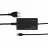 Блок питания ПК GEMBIRD Gembird, 65W PowerDelivery GaN Type-C fast charger, Black, NPA-AC-PDQC65-01