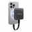 Жёсткий диск внешний TRANSCEND 2.0TB ESD420 Iron Gray, USB-C 3.2 20Gbps (69.5x63x10mm, 48g, R/W:2000/2000 MB/s, Magnetic compatible wtih MagSafe)