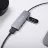 Docking station VERBATIM Verbatim USB-C Essentials Multiport Hub, 4 ports: HDMI (up to 4K/30Hz), USB-C PD (up to 100W), USB-A 3.2 Gen 1, USB-A, cable 18cm, 51g