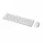Kit (keyboard+mouse) LOGITECH Wireless Keyboard MK950, Ultra thin, Quiet Typing, F-keys, Smart Actions, Flow, 4000dpi, 6 buttons, 2xAAA/1xAA, 2.4Ghz+BT, EN, White
