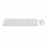 Kit (keyboard+mouse) LOGITECH Wireless Keyboard MK950, Ultra thin, Quiet Typing, F-keys, Smart Actions, Flow, 4000dpi, 6 buttons, 2xAAA/1xAA, 2.4Ghz+BT, EN, White