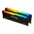 Модуль памяти KINGSTON 32GB (Kit of 2*16GB) DDR4-3200  Kingston FURY® Beast DDR4 RGB, PC25600, CL16, 2Rx8, 1.35V,  Kingston's proprietary chips, Auto-overclocking, Asymmetric BLACK low-profile heat spreader, Dynamic RGB effects featuring Kingston FURY Infrared Sync technol