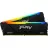 Модуль памяти KINGSTON 32GB (Kit of 2*16GB) DDR4-3200  Kingston FURY® Beast DDR4 RGB, PC25600, CL16, 2Rx8, 1.35V,  Kingston's proprietary chips, Auto-overclocking, Asymmetric BLACK low-profile heat spreader, Dynamic RGB effects featuring Kingston FURY Infrared Sync technol