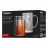 Кружка Ardesto Glass cups Ardesto  Good Morning Set 420 ml 2pcs, AR2642BMR