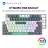 Игровая клавиатура Machenike Wireless K500-B61W Tri-mode Grey 61 Key Mechanical Brown Switch RGB Keyboard K500-B61W Grey