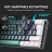 Игровая клавиатура Machenike Wireless K500-B61W Tri-mode Grey 61 Key Mechanical Brown Switch RGB Keyboard K500-B61W Grey