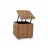 Puf Nex Home Cub Transformer 5 scaune in 1 Nex Home N2, Maro Deschis