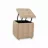 Пуф Nex Home Cub Transformer 5 scaune in 1 Nex Home N24, Bej inchis