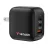 Încarcator VERBATIM USB Charger VERBATIM Mini GaN Charger 70W, 3 Port (2 USB-C PD 3.0, 1 USB-A QC 3.0), US plug with EU and UK adaptors, fireproof material, black VER_32229