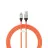 Cablu Baseus Baseus Cable CoolPlay Series USB-A to Lightning 2.4A 12W 1m, Orange