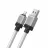 Cablu Baseus Baseus Cable CoolPlay Series USB-A to Lightning 2.4A 12W 1m, White