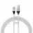 Cablu Baseus Baseus Cable CoolPlay Series USB-A to Lightning 2.4A 12W 1m, White