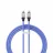Cablu Baseus Baseus Cable CoolPlay Series Type-C to Type-C 5A 100W 1m, Blue