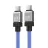 Cablu Baseus Baseus Cable CoolPlay Series USB-A to Type-C 5A 100W 1m, Blue