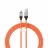 Cablu Baseus Baseus Cable CoolPlay Series USB-A to Type-C 5A 100W 1m, Orange