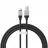 Cablu Baseus Baseus Cable CoolPlay Series USB-A to Type-C 5A 100W 2m, Black