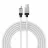 Cablu Baseus Baseus Cable CoolPlay Series USB-A to Type-C 5A 100W 2m, White