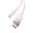 Cablu Baseus Baseus Cable Explorer Smart Temperature Type-C to Type-C 5A 100W 2m, Baby Pink