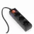 Prelungitor cu protectie GEMBIRD UPS power strip Gembird EG-PSU3-01, 3 Schuko sockets, fused switch, 10 A, C14 plug, 0.6 m cable, black