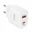 Incarcator Yesido Yesido Wall Charger 1*USB-A+1*Type-C+1*Lighting 30W Max with Cable Type-C to Lighting YC52, White YC52WH