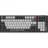 Игровая клавиатура Bloody Gaming Wireless Keyboard Bloody WS98, Mechanical, BLMS Linear SW, 98-Keys, PBT Keycaps, Quiet Typing, RGB, Rechargeable, USB+BT+2.4Ghz, EN/RU, Grey 9857902375962