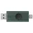 Флешка KINGSTON 256GB USB3.2/Type-C Flash Drive Kingston DataTravaler Duo, Black/Transparent Green, Dual Moving Caps (DTDEG2/256GB)
