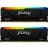 RAM KINGSTON 32GB DDR4-3200MHz FURY Beast RGB (Kit of 2x16GB) (KF432C16BB12AK2/32WP), CL16-18-18, 1.35V
