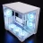 Корпус без БП CHIEFTEC Case ATX Miditower Chieftec Gaming VISIO GM-30W-TG-OP White no PSU, 1xUSB 3.2 Gen2 Type C, 2xUSB 3.0, Audio-out&Mic In, 6x120mm A-RGB fans pre-installed, A-RGB Control HUB, Front & Side panel tempered glass, (carcasa/корпус)