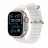 Smartwatch APPLE Watch Ultra 2, 49mm, Titanium (White Ocean Strap Orange) (Replica)