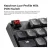 Keyboard Keychron Keychron K5 Version2 QMK Wireless Custom Mechanical Keyboard (K5X-H1), Ultra-slim, Full Size layout, RGB Backlight, Shine-Through Keycaps, Keychron Low-Profile Mechanical Red Switch, Hot-Swap, Bluetooth, USB Type-C, gamer (tastatura/клавиатура)