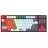 Gaming keyboard Bloody Gaming Wireless Keyboard Bloody WS87, Mechanical, BLMS Linear SW, 87-Keys, PBT Keycaps, Quiet Typing, RGB, Rechargeable, USB+BT+2.4Ghz, EN/RU, Naraka