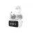 Casti fara fir GEMBIRD Gembird Bluetooth TWS in-ears with LCD display and Active Noise Cancelling, up to 2 hours of listening time (ANC enabled), LED status indicator, White