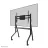 Suport TV de podea Neomounts TV Floor stand with caster wheels for 55-86” - Neomounts, Mobile, max 76 kg, VESA 100x100-900x600, manual h 106-136 cm, incl. hardware shelf, lockable (excl. lock), Rapid Install-model, black