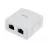 Розетка Krone 2xRJ45 Surface mount box 8P8C/FTP CAT.5e/KRONE, NCAC-2F5E-01