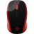 Мышь HP Wireless Mouse HP 200, Compact, 3 buttons, Ambidextrous, 78g., 2xAAA, 2.4 GHz, Black/Red