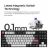 Gaming keyboard Keychron Keychron Q3 HE QMK Wireless Custom Full-Metal Mechanical Keyboard (Q3H-P1), Shell White, 80% TKL layout, Knob, RGB Backlight, Gateron Double-Rail Magnetic Nebula Switch, Hot-Swap, 2.4GHz&Bluetooth, USB Type-C, gamer (tastatura/клавиатура)