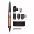 Uscator de par Dyson Hair Hot Air Styler set Dyson HS08 Airwrap i.d Curly+Wavy Amber silk / Pink champagne (142899-01)