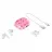 Casti cu fir Cellular Line True Wireless Cellular Music Sound Fancy in ear, SWEET