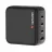 Încarcator VERBATIM USB Charger VERBATIM Mini GaN Charger with Display 140W, 4 output ports: 2 x USB-C PD up to 140W, 1 x USB-C PD up to 40W, 1 x USB-A QC 3.0 up to 30W, US plug with EU and UK adaptors, fireproof material, black
