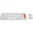Комплект (клавиатура+мышь) LOGITECH POP Icon белого и оранжевого цвета LO 920-013263