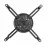Настенное крепление GEMBIRD Ceiling Mount Gembird "CM-B-01" Black, 380 ~ 580 mm, max.load 13kg
