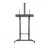 Suport perete REFLECTA Display/TV Mobile Stand 100P-10060T black; 2 Shelves; 60-100";TV 120kg; Shelves each 5kg;+5°/-10° tilt.;Height Adjustm. by Crank