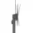 Suport perete REFLECTA Display/TV Mobile Stand 100P-10060T black; 2 Shelves; 60-100";TV 120kg; Shelves each 5kg;+5°/-10° tilt.;Height Adjustm. by Crank