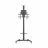 Suport perete REFLECTA Display/TV Mobile Stand 70PBVC-6040T black; 2 Shelves; 37-70";TV 70kg; Shelves each 5kg;+5°/-12° tilt.;Height Adjustm. by Crank