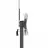 Suport perete REFLECTA Display/TV Mobile Stand 70PBVC-6040T black; 2 Shelves; 37-70";TV 70kg; Shelves each 5kg;+5°/-12° tilt.;Height Adjustm. by Crank