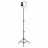 Trepied Proove Tripod cu Lampa Circulara Cellularline Selfie Ring Pro Multicolor RGB 10", Black