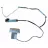 Cablu LVDS LENOVO Шлейф матрицы для ноутбука Lenovo (G580, G585), LED, connector for the web cam  Lenovo (MB: DIS)  Lenovo (DC02001ES10)
