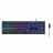 Kit (keyboard+mouse) GEMBIRD Gaming Keyboard & Mouse & Mouse Pad & Headset Gembird "Ghost" GGS-UMGL4-02, RGB, USB/3.5