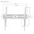 Suport perete GEMBIRD Wall Mount  Gembird "WM-100T-01" Black 43"-100", 75kg, VESA:up 600x400, Wall dist:85mm, 5° ~ -10°